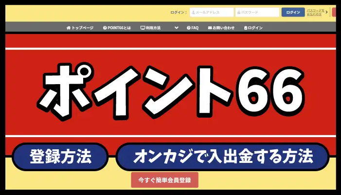 ポイント66のアイキャッチ