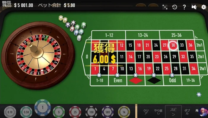 1ゲーム目の結果