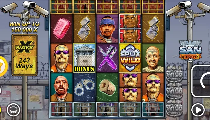ゴールドラッシュカジノのおすすめゲーム「San Quentin(サンクエンティン)」