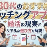 30代のおすすめマッチングアプリ！婚活の現実とリアルな選び方を解説！アイキャッチ画像