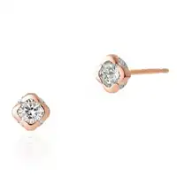 ピンクゴールド ピアス