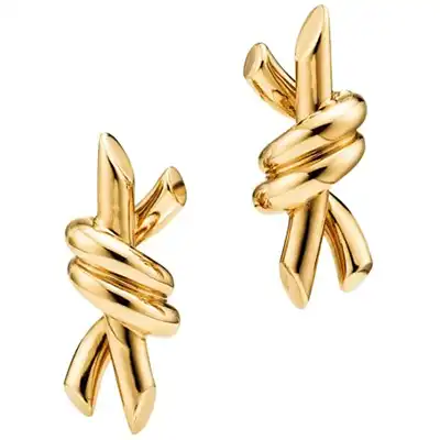 ティファニー ノットスモール ピアス